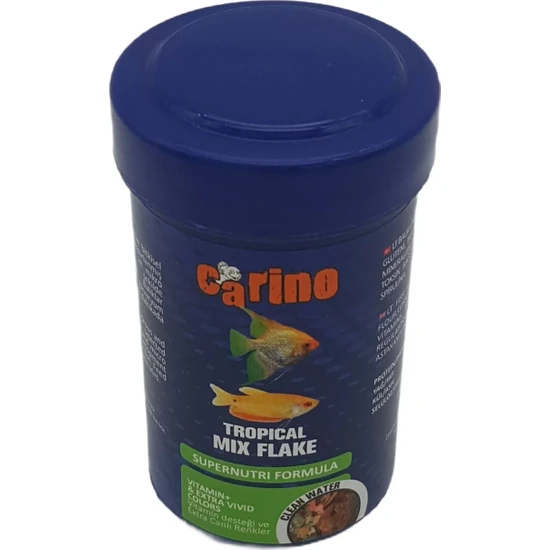 Carino Tropical Mix Flake Pul Balık Yemi 250 ml