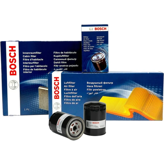 Bosch Skoda Superb 1.6 2.0 Tdi Filtre Bakım Seti 2015-2019 4lü Karbonlu