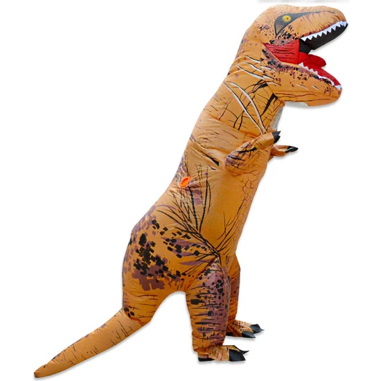 Shun Yetişkin Şişme T-Rex Dinozor Partisi Tulum Kostüm  Karnaval Oyuncak (Yurt Dışından)