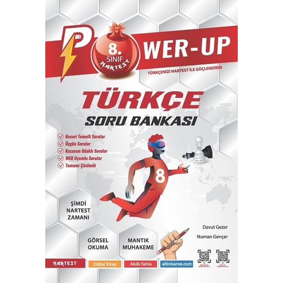 Nartest Yayınevi 8. Sınıf Power-Up Türkçe Soru Bankası