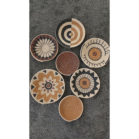 Atlas Home Art 7 Parça Hasır Duvar Tabağı Seti Fiyatı Atlas Home Art 7 Parça Hasır Duvar Tabağı Seti Fiyatı