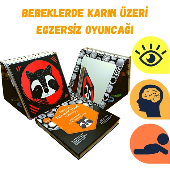 DoerKids Tummy Time Bebek Aynası & Bebek Zeka Kartları