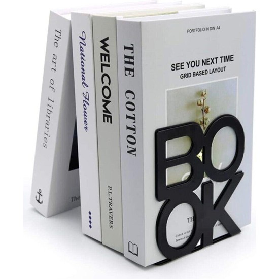 Hobi Demir Sanat Book Yazı Desenli Model Kitap Desteği Ev Fiyatı