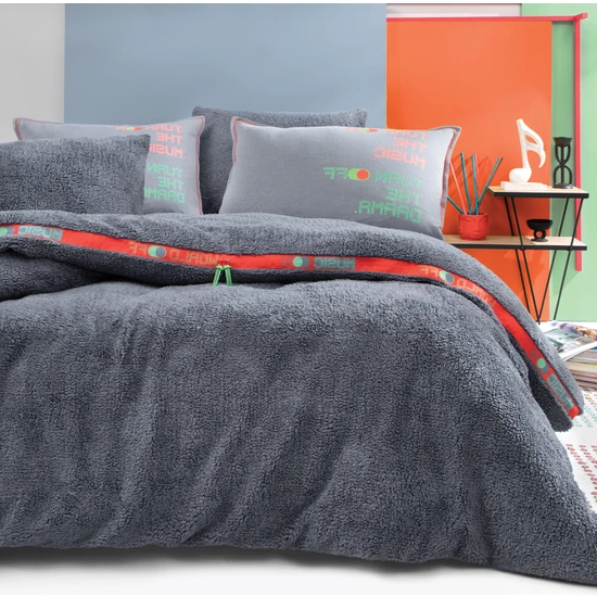 Yataş Bedding Coverme Music Çift Kişilik Battaniye Nevresim Takımı - Indigo
