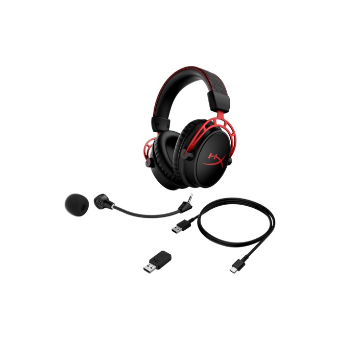 HyperX Cloud Alpha Kırmızı Siyah Kablosuz Oyuncu Kulaklığı 4P5D4AA