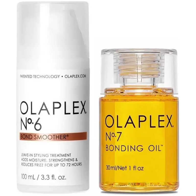 OLAPLEX No:6 Bağ Yumuşatıcı Krem ve No:7 Bakım Yağı Set