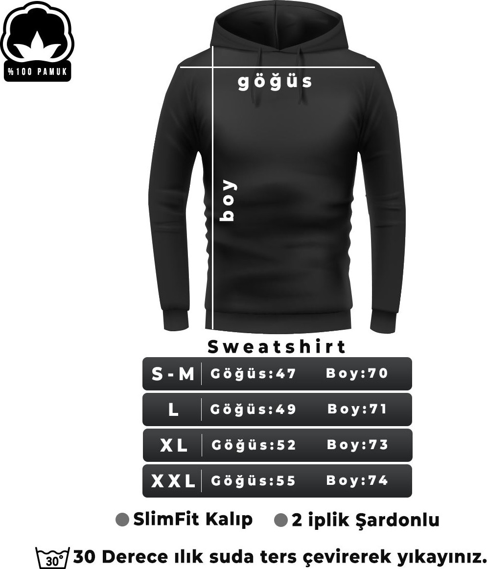 Trendypassion Jujutsu Kaisen Baskılı Sweatshirt görsel 3