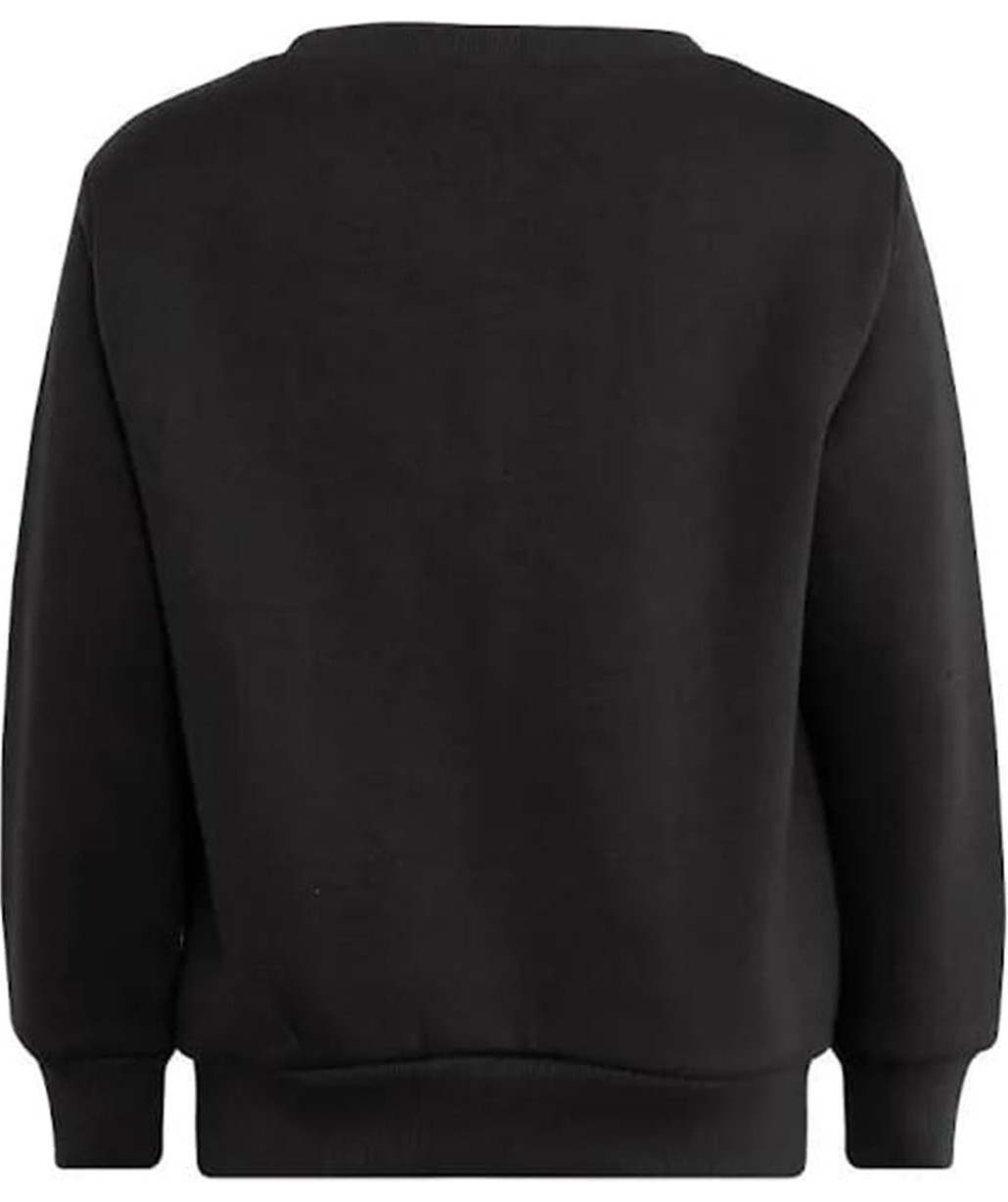 The Wert Unisex Mor Basic Içi Polarlı Örme Kalın Sweatshirt görsel 5