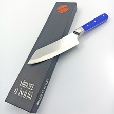 Göcen Özel Yapım Mikarta Kabze Santoku Şef Bıçağı