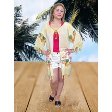 Boutique Venüs Sarı Renk Pareo Üst