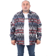 Starbattal Büyük Beden Oduncu Gömlek Red Apple 22210-BORDO