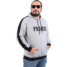 Moc Grande Büyük Beden Sweat Padres 22708-ANTRASIT