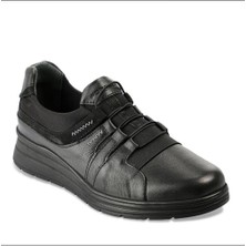 Forelli 21301-H Pınk Siyah Kadın Hakiki Deri Ayakkabı