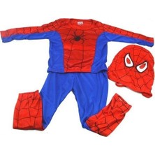 Duru Toys Spiderman Örümek Adam Kostümü ve Işıklı Maske 5-7 Yaş