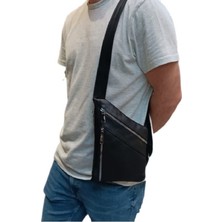 Erzeno Erkek Deri Freebag Çanta