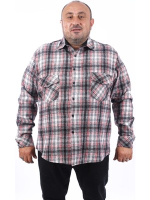 Starbattal Büyük Beden Oduncu Gömlek Sportsman 22215-SIYAH