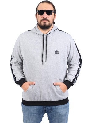 Moc Grande Büyük Beden Sweat Maybe 22706-ANTRASIT