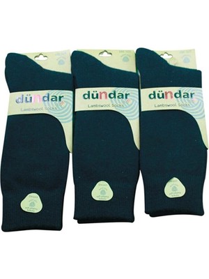 Dündar Erkek Plus Lambswool Yün Çorap 5909 - 6 Adet