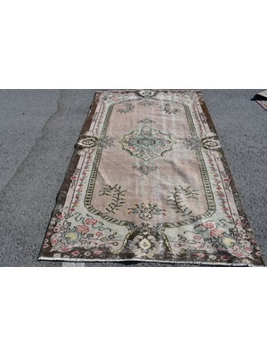 Kayra Export Türk Halısı Eskitme Halı Halı 147X243 cm Bej Halı, El Yapımı Alan Halı El Dokuma Alan Halı 551