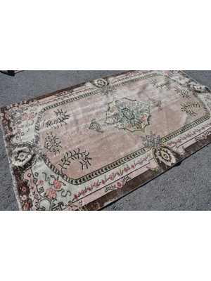 Kayra Export Türk Halısı Eskitme Halı Halı 147X243 cm Bej Halı, El Yapımı Alan Halı El Dokuma Alan Halı 551