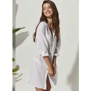 White By Nature Beyaz Kadın Plaj Elbisesi WBN3219-S