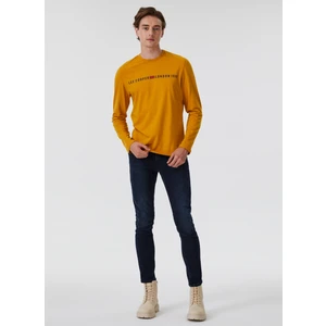 Lee Cooper Jeff Normal Bel Dar Kesim Çok Dar Paça Mavi Erkek Jean Pantolon