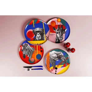 Wild Life Servis Tabağı 4'lü 28CM