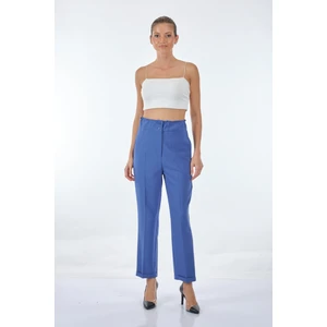 Yüksek Bel Midi Pantolon - Oversize, Minimalist, Günlük & İş