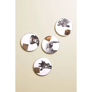 Wild Life 4'lü Bardak Altlığı 10CM