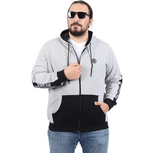 Moc Grande Büyük Beden Kapüşonlu Sweat Urban 22707-ANTRASIT