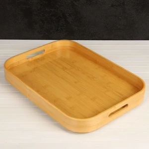 28X40 Dikdörtgen Bambu Tepsi