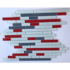 Mutfak Tezgah Arası Kristal Cam Mozaik Mcm 61SM1902C 15X48-98-198