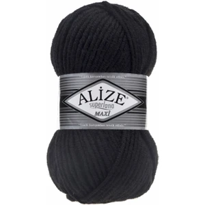 Alize Superlana Maxi 60 Siyah (5 Adet)