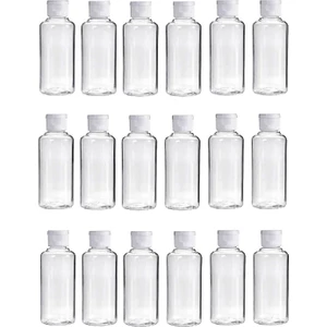 10 ml Şeffaf Plastik Şişe + Fliptop Kapak Boş Şişe 10 ml Otel Şampuan Şişesi 10 ml