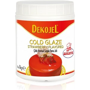 Çilek Aromalı Soğuk Pasta Jeli (1 Kg)