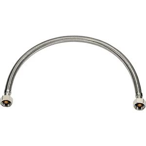 3/8x3/8 Su Baglantı Çelik Flex Örgülü Hortum