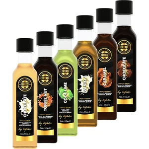 By Tüfekçi Çikolata + Karamel + Cool Lime + Beyaz Çikolata + Vanilya + Toffee Nut 6 x 60 ml