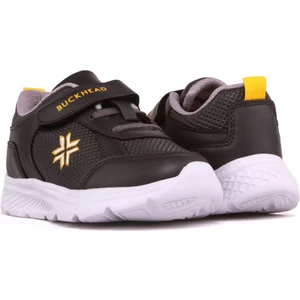 Gri - Turuncu Erkek Çocuk Sneaker BUCK4178 Saturn