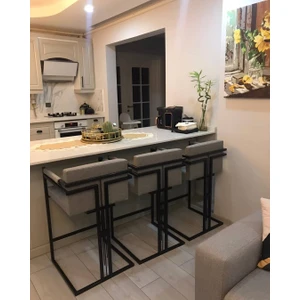 TURGUTSAN MOBİLYA Bar Sandalyesi bar taburesi 90 cm Masalara Uygun (1 Adet)
