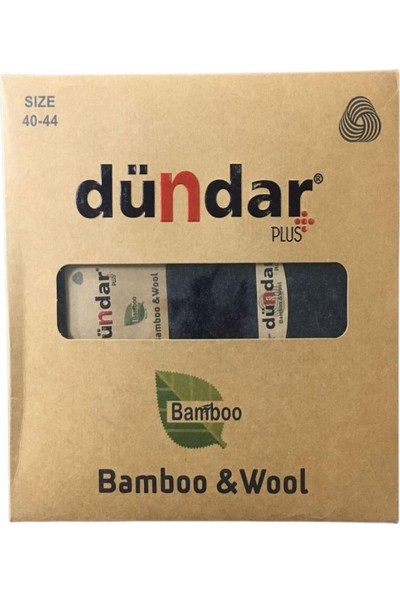 Dündar Erkek Plus Bambu Yün Çorap 5923 - 6 Adet