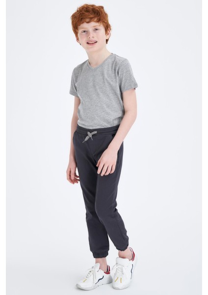 Erkek Çocuk Regular Fit Bisiklet Yaka Kısa Kollu Pamuklu Tişört K1693A620SP