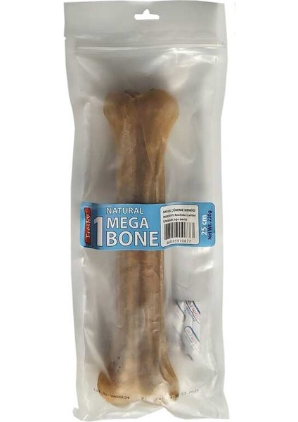 Mega Bone Naturel Press Kemik Ödül Kemiği 10" 25 cm 220 gr