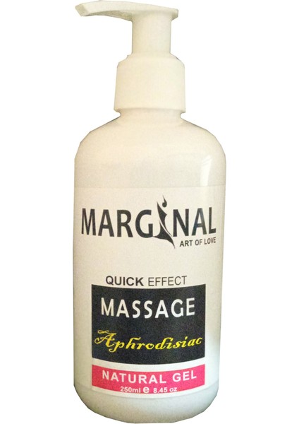 Afro Dizyak Naturel Masaj Jeli 250 ml - Marginal Aphrodisiac Natural Massage Gel 250 ml