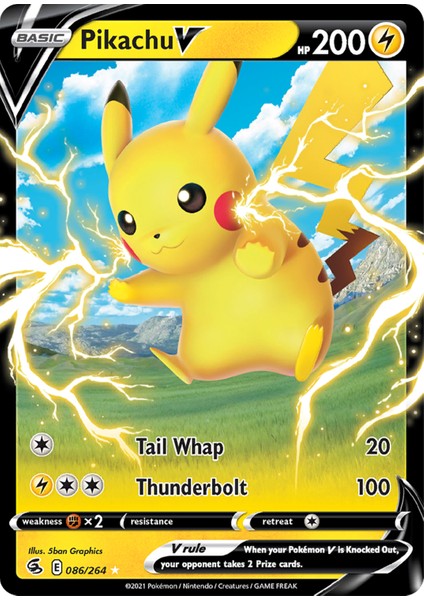 Pokemon Pikachu V 200HP Kart