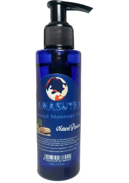 Şehvetli Doğal Masaj Yağı 125 ml - Kamasutra Sensual Natural Massage Oil 125 ml