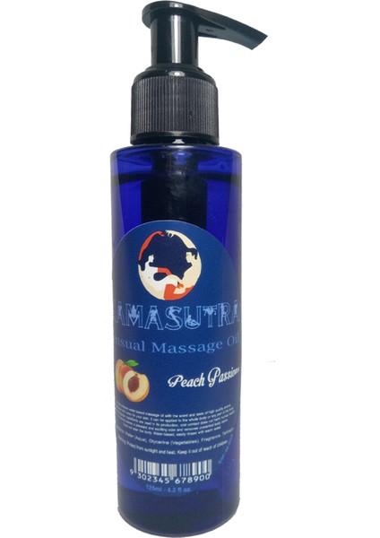 Şeftali Aromalı Masaj Yağı 125 ml - Kamasutra Peach Flavored Massage Oil 125 ml