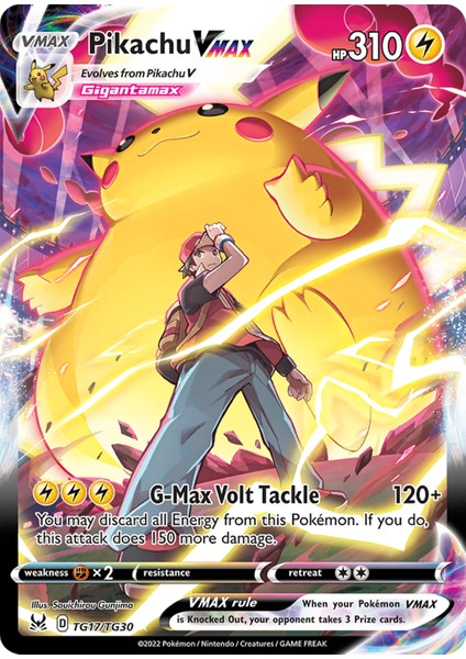 Pokemon Pikachu Vmax 310HP Kart