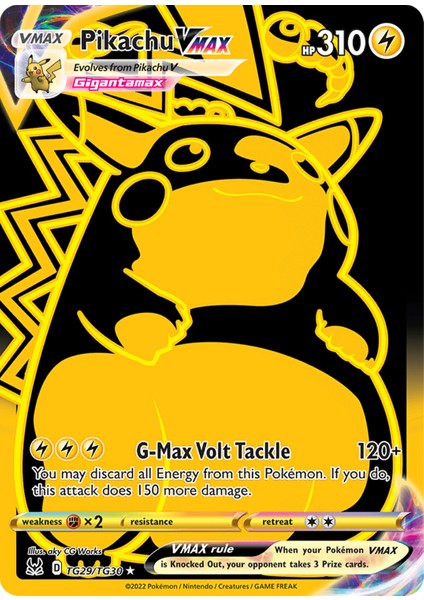 Pokemon Pikachu Vmax 310HP Kart