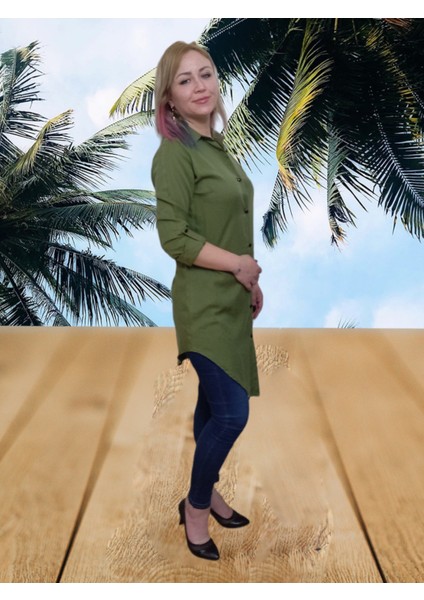 Yeşil Tunik Gömlek fırsatları