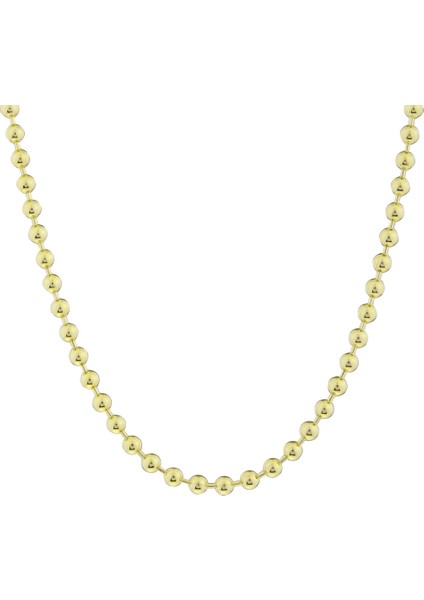 Top Zincir 14 Ayar Gerçek Altın Zincir Kolye - Kalınlık: 2.50 mm (585 Damgalı)